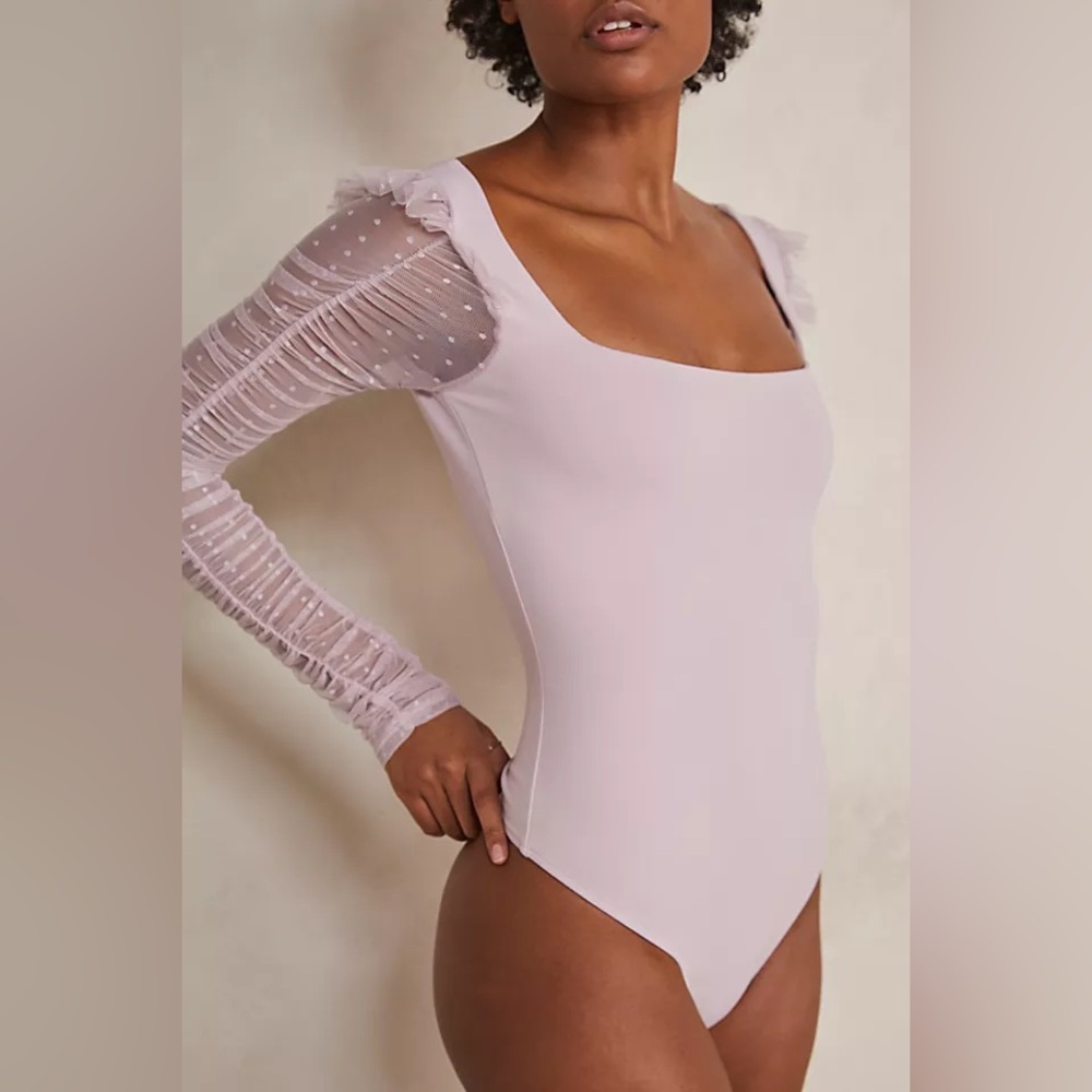 Free People Women’s Black Must be Love Bodysuit - Picture 7 of 16